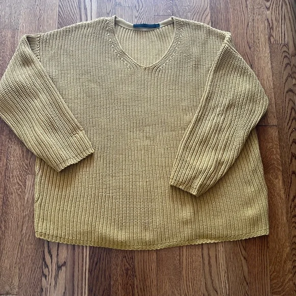 Cozy Mustard Sweater - Picture 4 of 5